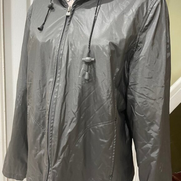 UD UTEX DESIGN RAIN HOOD COAT JACKET ZIP UP SIZE LARGE MEN WINTER JACKET COZZY - Picture 7 of 16